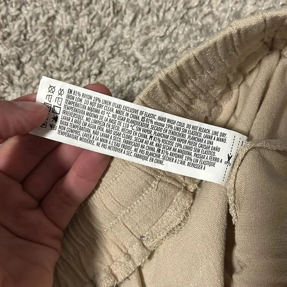 Forever 21 linen drawstring pants - Picture 4 of 7